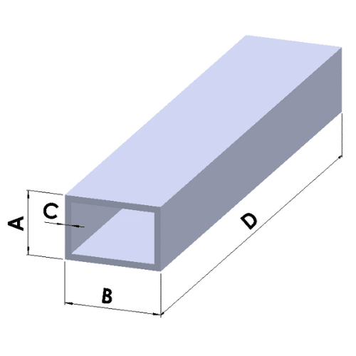 Esquema Tubo Retangular